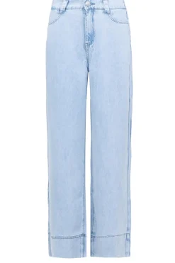 Tencel Wide Leg Denim Broek Romy | Blue... | Suncoo | Little Soho