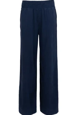Tencel Wide Leg Pants Iris | Blue... | Bella Dahl | Little Soho