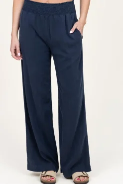 Tencel Wide Leg Pants Iris | Blue... | Bella Dahl | Little Soho