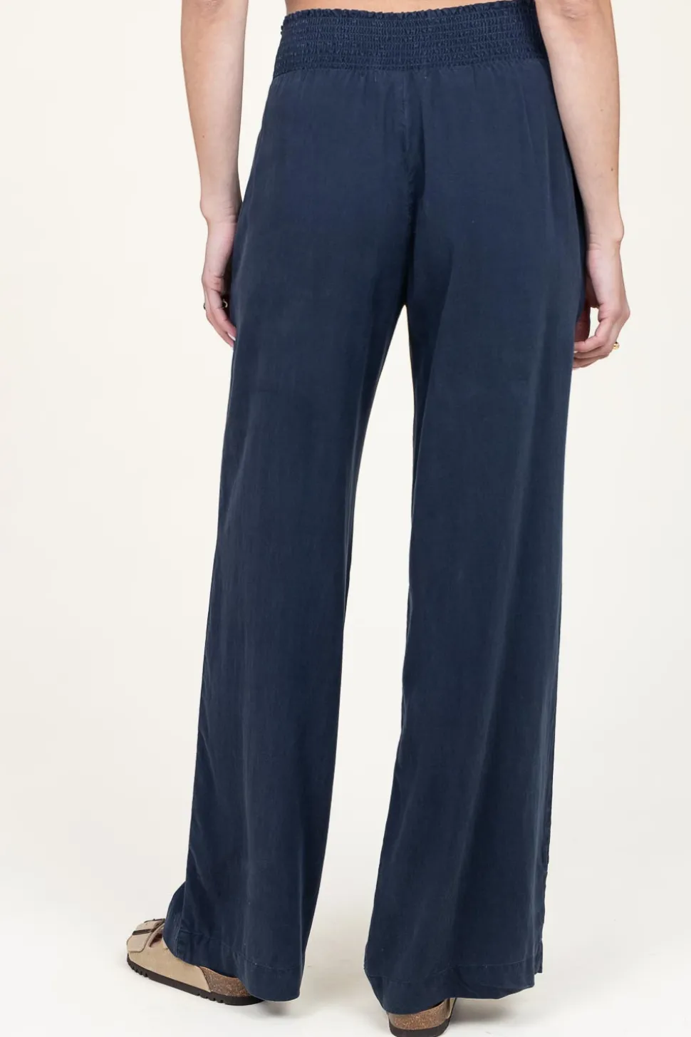 Tencel Wide Leg Pants Iris | Blue... | Bella Dahl | Little Soho