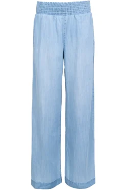 Tencel Wide Leg Pants Iris | Blue... | Bella Dahl | Little Soho