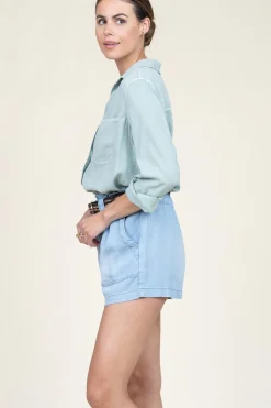 Tencil Blouse Kyra | Green... | Bella Dahl | Little Soho