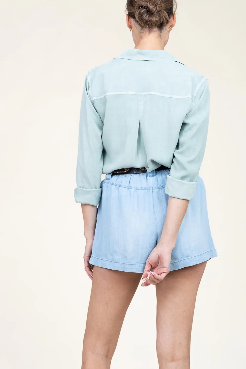 Tencil Blouse Kyra | Green... | Bella Dahl | Little Soho