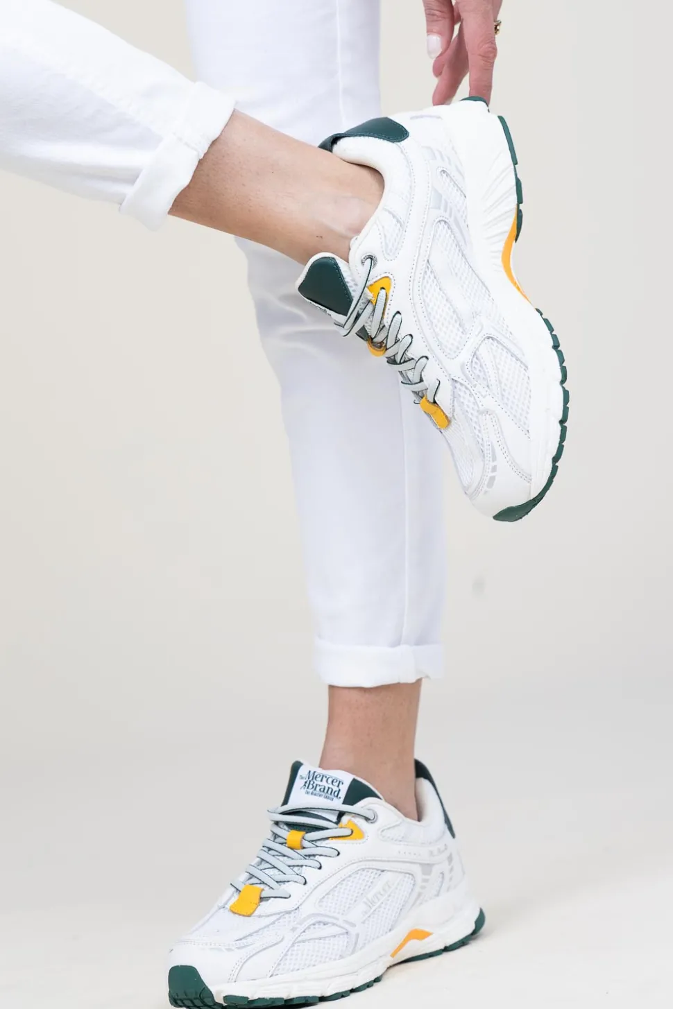 The Re-Run City Recycled Sneaker | Green... | Mercer | Little Soho