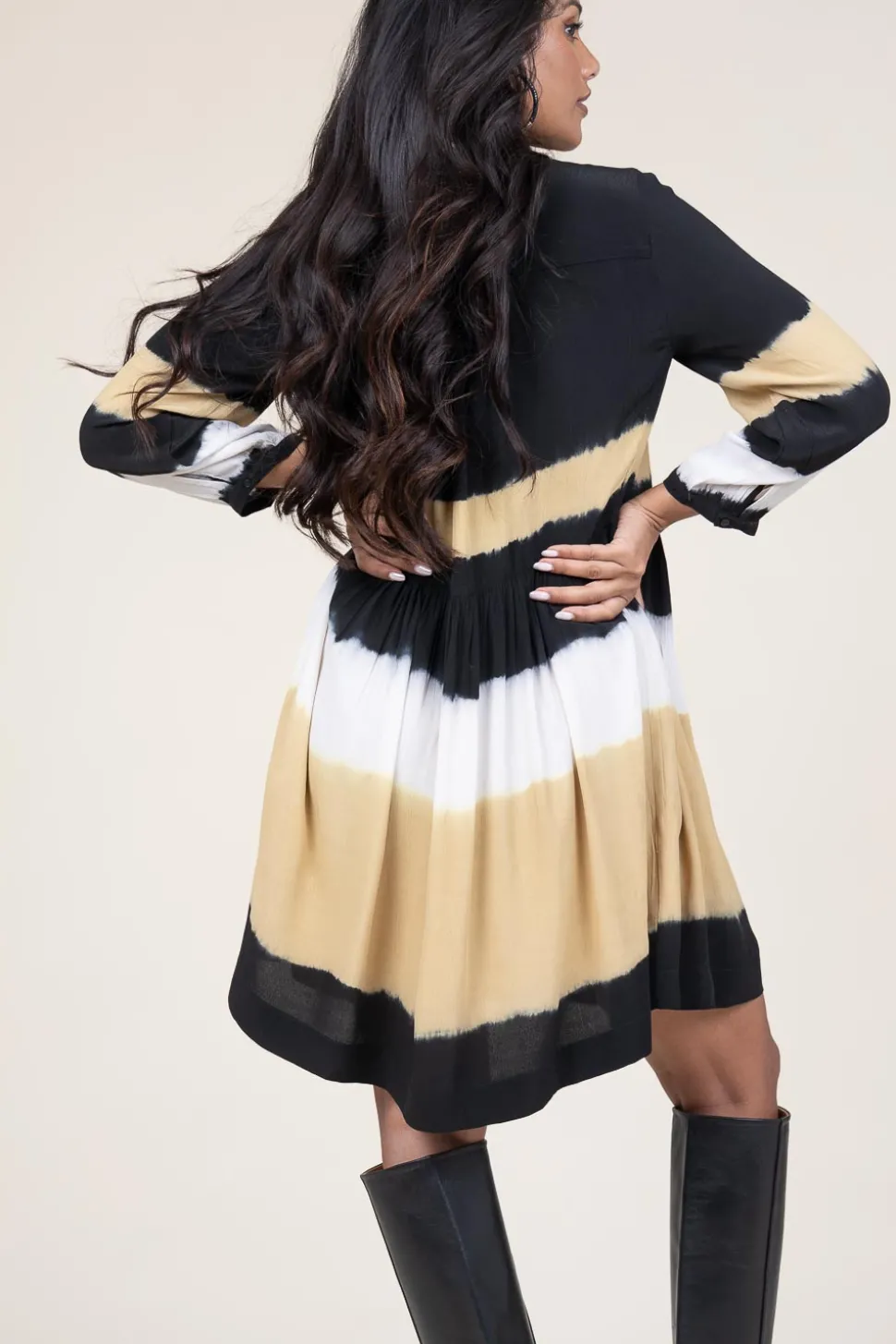Tie-Dye Dress Vlada | Yellow... | Ba&Sh | Little Soho