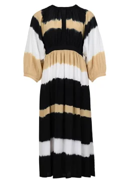 Tie-Dye Midi Dress Valeria | Yellow... | Ba&Sh | Little Soho