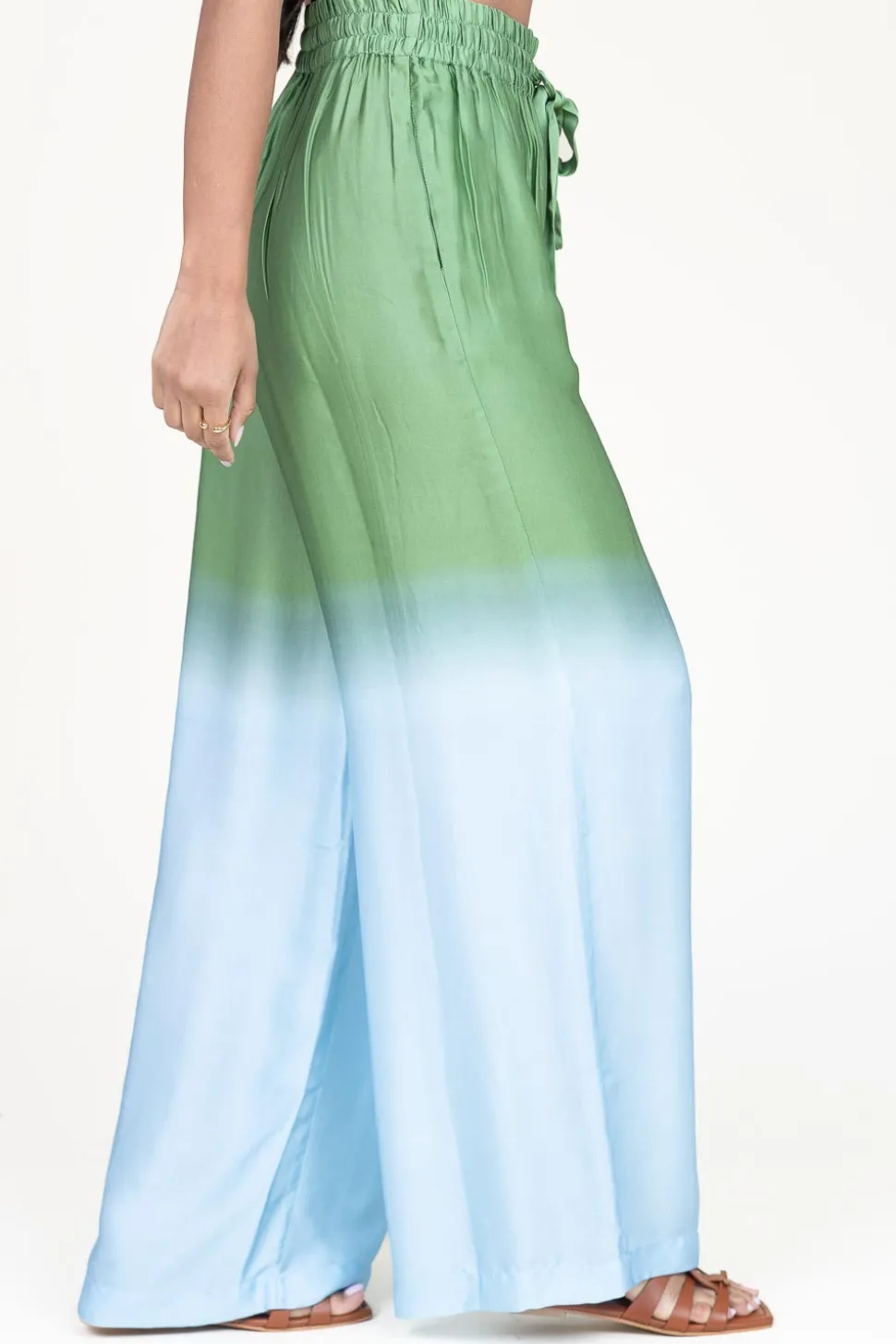 Tie-Dye Pants Palmtri | Green... | Ibana | Little Soho