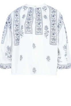 Top With Balloon Sleeves Dorina | Natural... | Stella Forest | Little Soho
