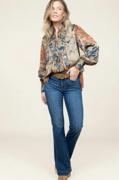 Top With Balloon Sleeves Norma | Multi... | Mes Demoiselles | Little Soho