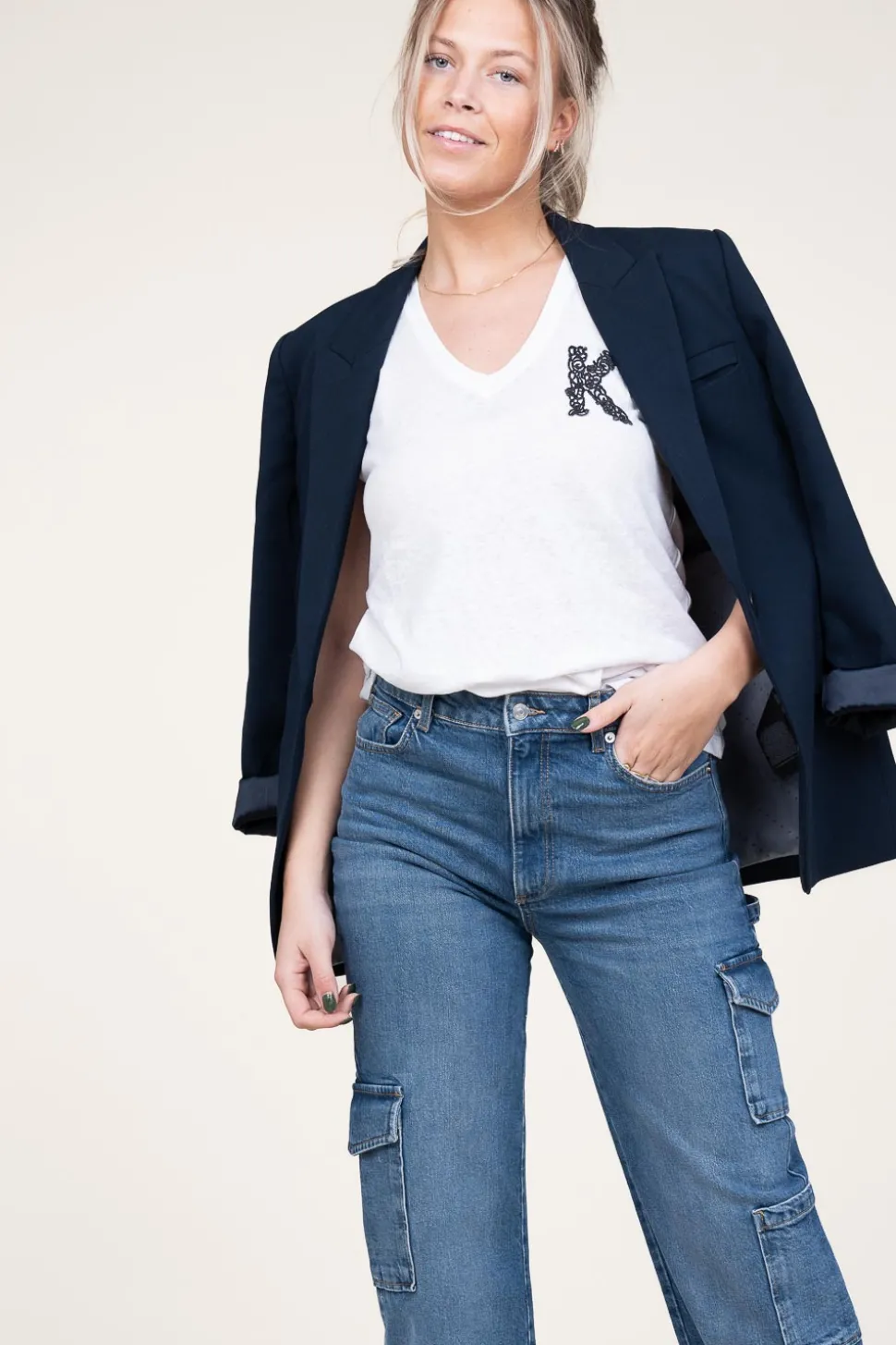 Top With Embroidery Bobfean | White... | Kocca | Little Soho
