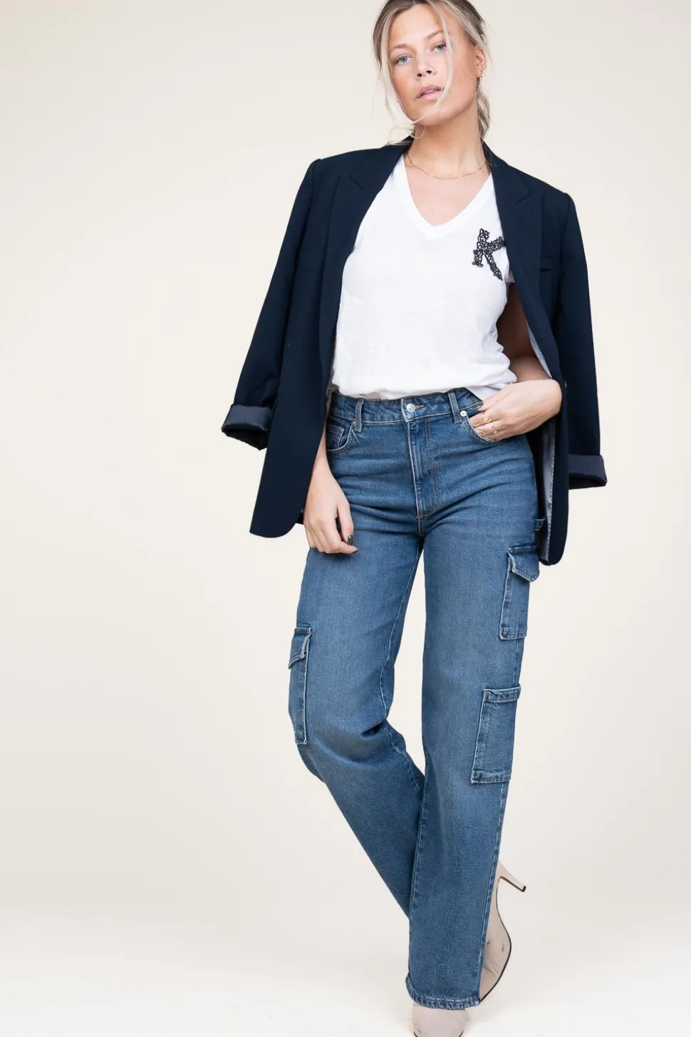 Top With Embroidery Bobfean | White... | Kocca | Little Soho