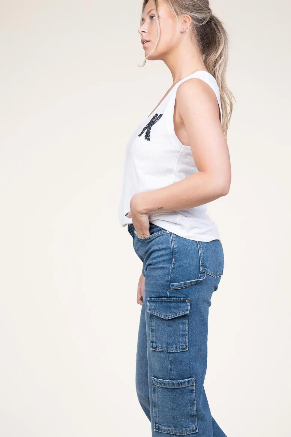 Top With Embroidery Bobfean | White... | Kocca | Little Soho