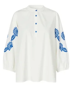 Top With Embroidery Faith | Natural... | Lollys Laundry | Little Soho