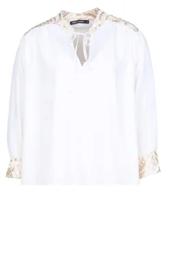 Top With Embroidery Isadora | Gold... | Greek Archaic Kori | Little Soho