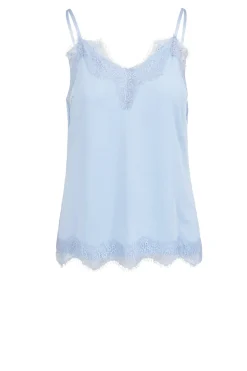 Top With Lace Details Puck | Blue... | Cc Heart | Little Soho