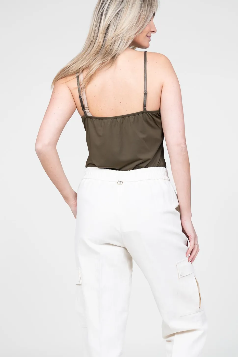 Top With Lace Details Puck | Donker Green... | Cc Heart | Little Soho
