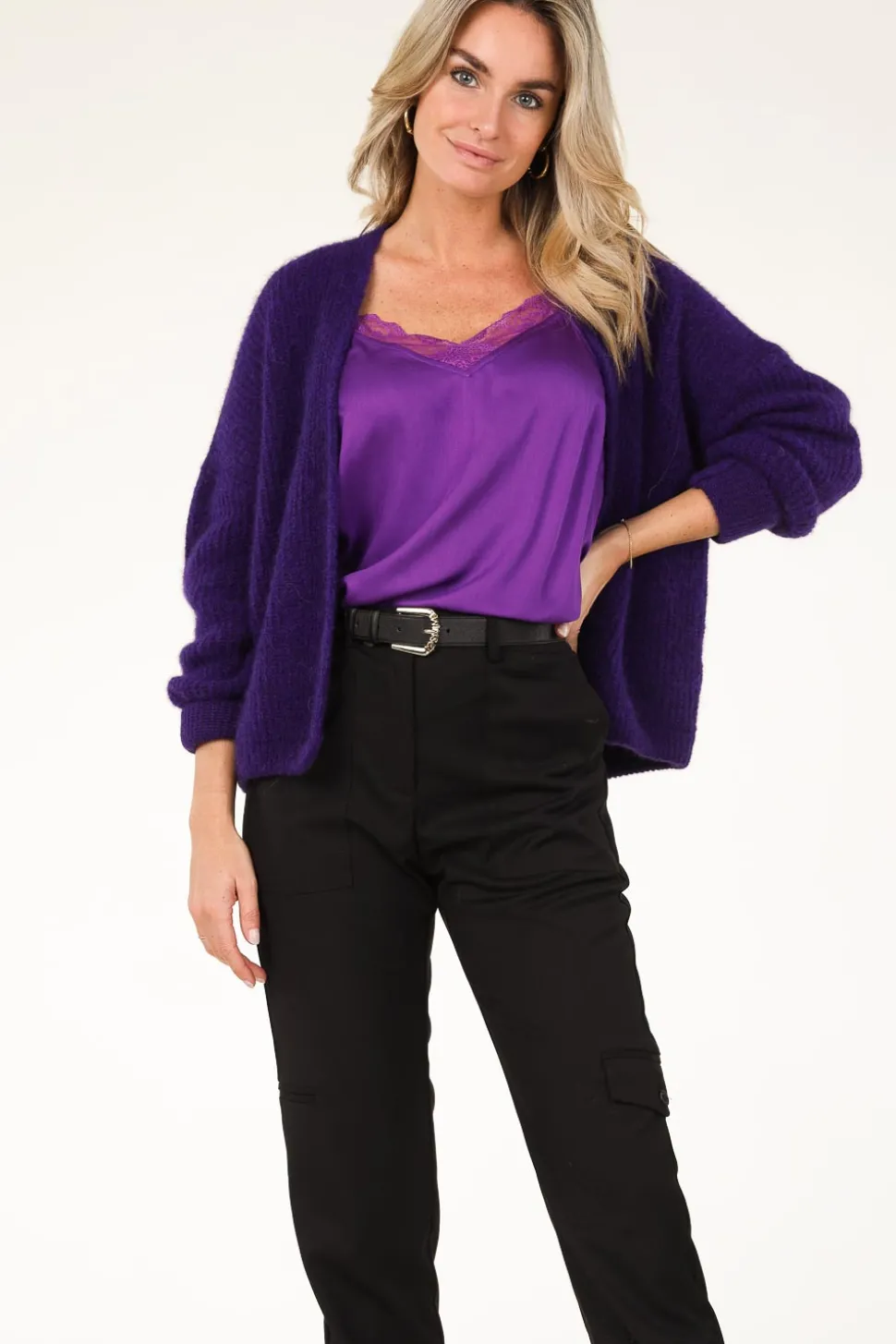 Top With Lace Phily | Purple... | Stella Forest | Little Soho
