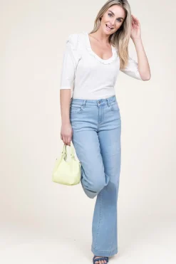 Top With Ruffles Vanita | White... | Aaiko | Little Soho
