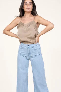 Top With V-Neck Vaxi | Green... | Aaiko | Little Soho