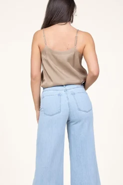 Top With V-Neck Vaxi | Green... | Aaiko | Little Soho