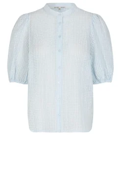 Transparant Blouse Tascha | Blue... | Second Female | Little Soho