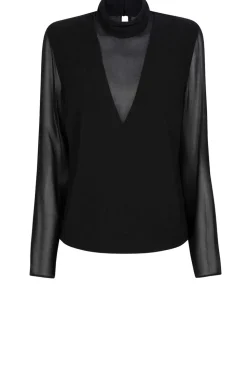 Transparant Top Rapollo | Black... | Dante 6 | Little Soho