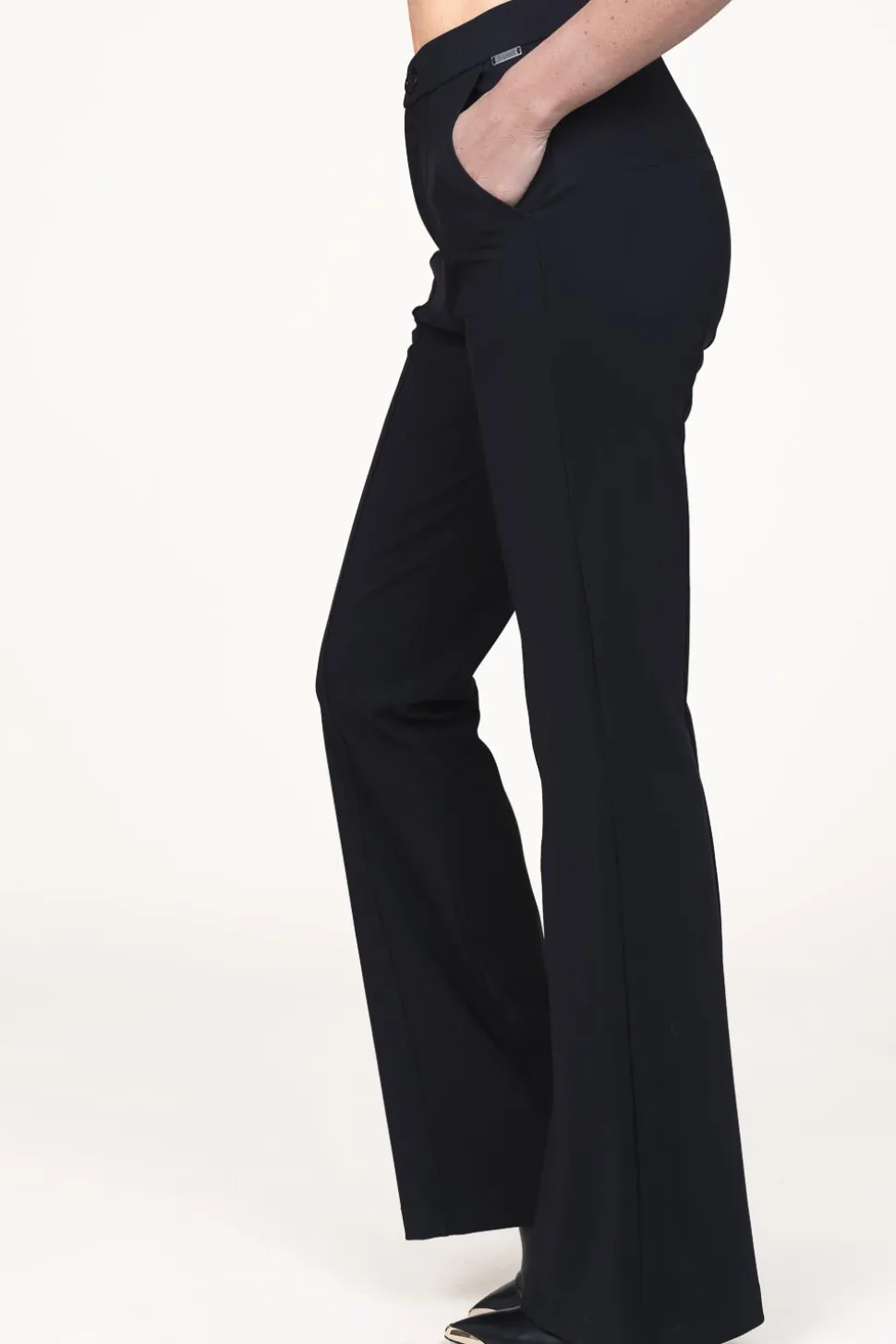 Travelwear High Waist Flared Pants Good | Black... | D-Etoiles Casiope | Little Soho