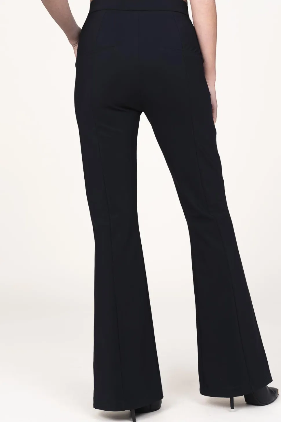 Travelwear High Waist Flared Pants Good | Black... | D-Etoiles Casiope | Little Soho
