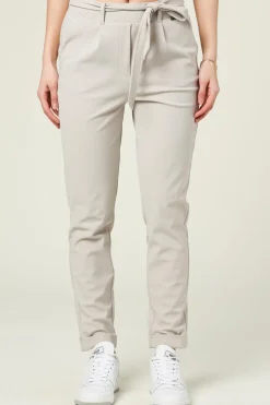 Travelwear Pants With Tie Belt Antigua | Cement... | D-Etoiles Casiope | Little Soho