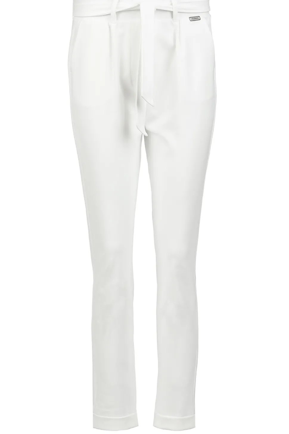Travelwear Pants With Tie Belt Antigua | White... | D-Etoiles Casiope | Little Soho
