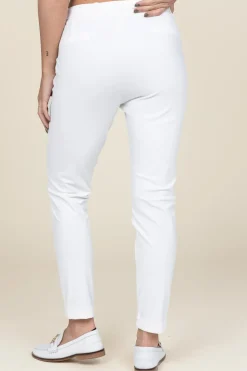 Travelwear Pants With Tie Belt Antigua | White... | D-Etoiles Casiope | Little Soho