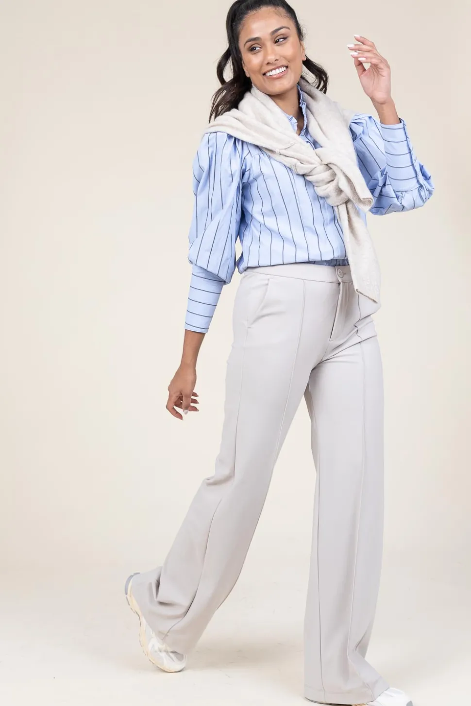 Travelwear Trousers Trixie | Natural... | D-Etoiles Casiope | Little Soho