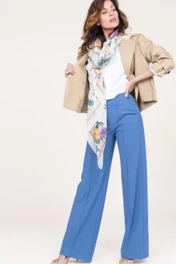 Travelwear Wide Leg Pants Trixie | Blue... | D-Etoiles Casiope | Little Soho