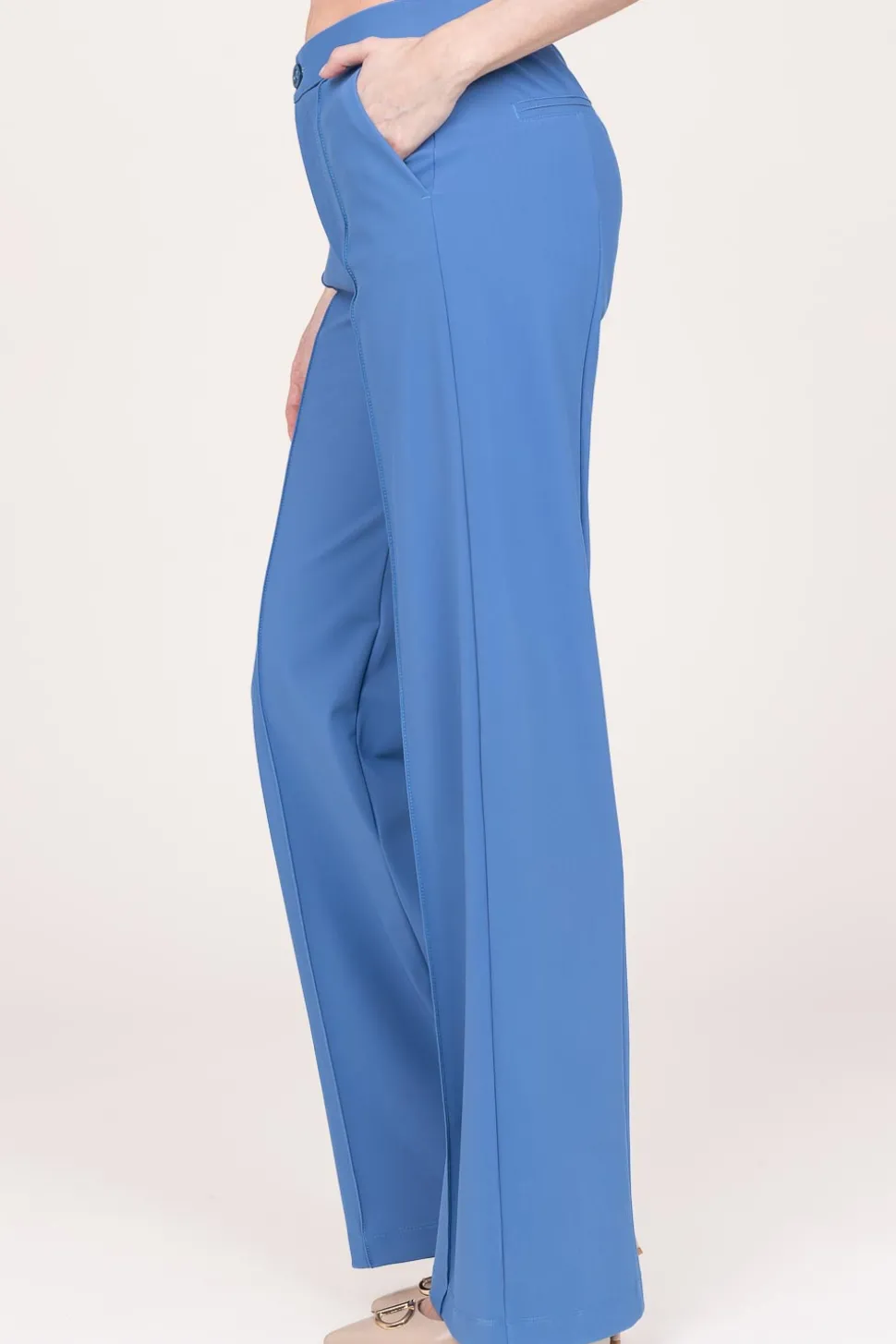 Travelwear Wide Leg Pants Trixie | Blue... | D-Etoiles Casiope | Little Soho