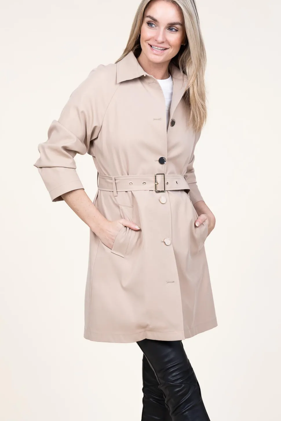 Trenchcoat Guarrato | Camel... | Liu Jo | Little Soho