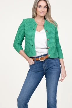 Tricot Cardigan Gaspard | Green... | Ba&Sh | Little Soho