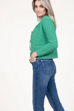 Tricot Cardigan Gaspard | Green... | Ba&Sh | Little Soho