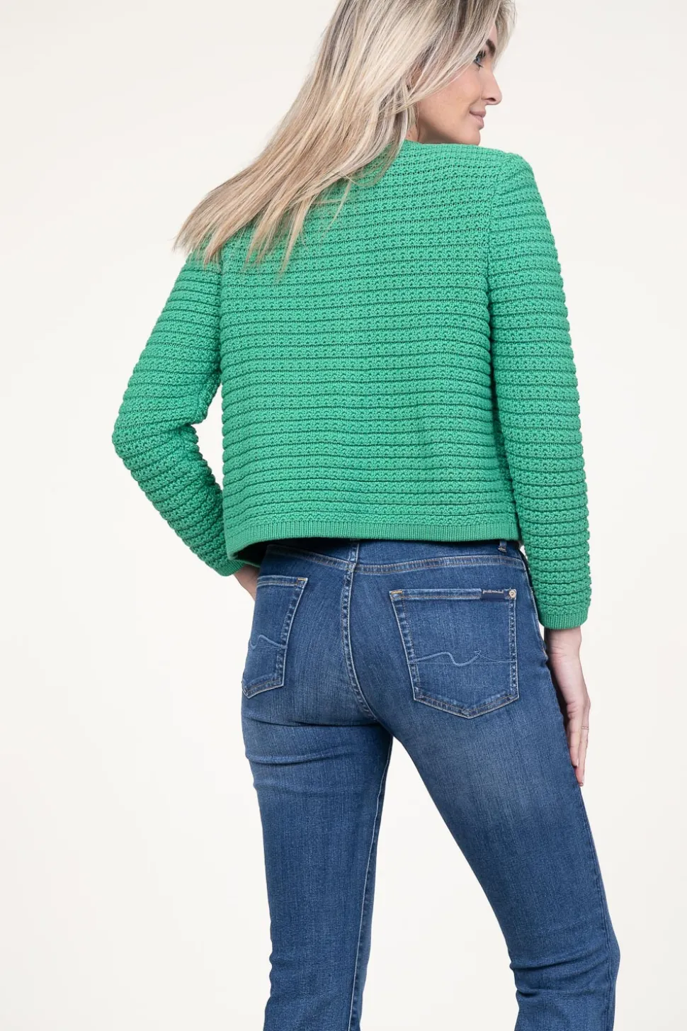 Tricot Cardigan Gaspard | Green... | Ba&Sh | Little Soho