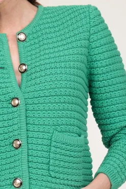 Tricot Cardigan Gaspard | Green... | Ba&Sh | Little Soho