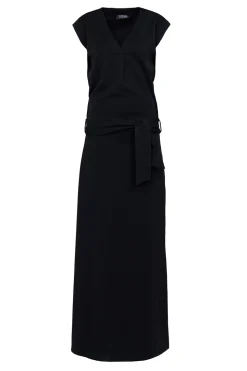Tricot Maxi Dress With Lurex Gianni | Black... | D-Etoiles Casiope | Little Soho