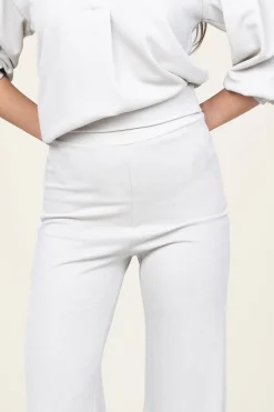 Tricot Pants With Lurex Fine | Natural... | D-Etoiles Casiope | Little Soho