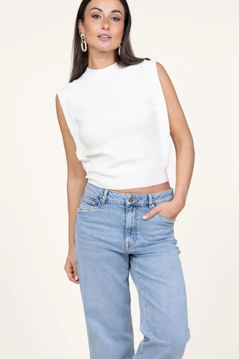 Tricot Top Solange | Natural... | Est'Seven | Little Soho