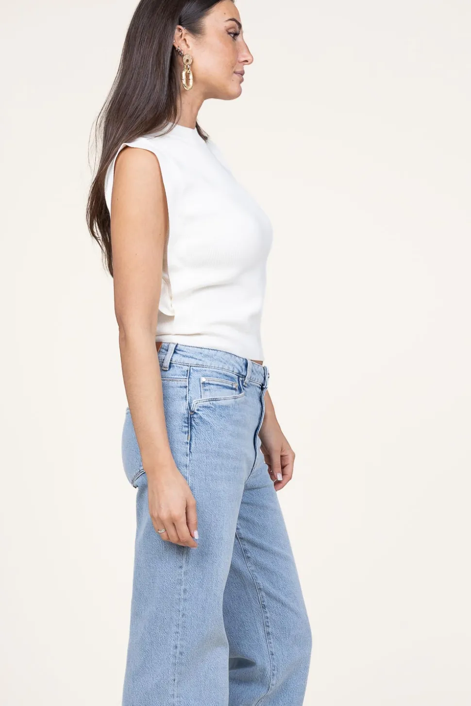 Tricot Top Solange | Natural... | Est'Seven | Little Soho
