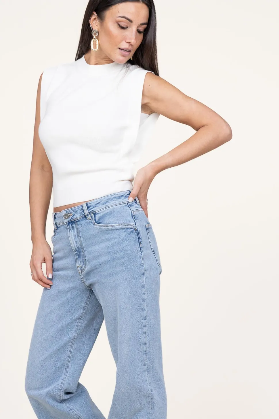 Tricot Top Solange | Natural... | Est'Seven | Little Soho