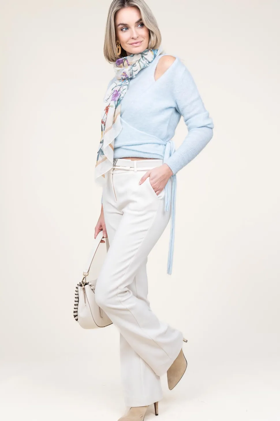 Trousers Flarene | Natural... | Aaiko | Little Soho