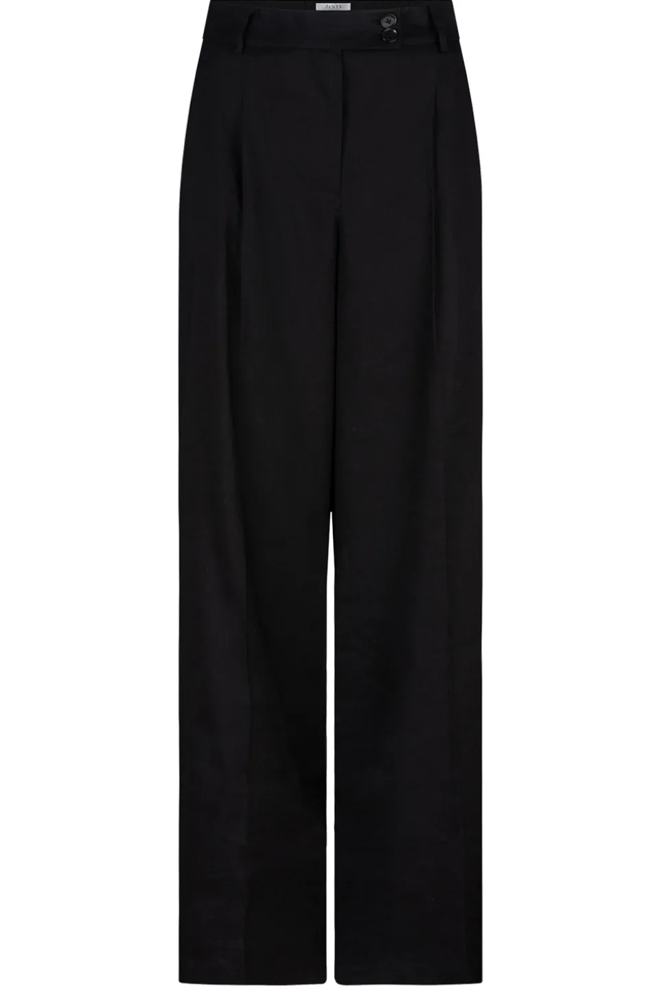 Trousers In Linen Blend Zach | Black... | Dante 6 | Little Soho
