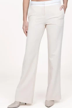 Trousers Sienna | Natural... | Patrizia Pepe | Little Soho