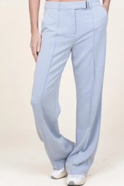 Trousers With Belt Closure Chantalle | Blue... | Aaiko | Little Soho