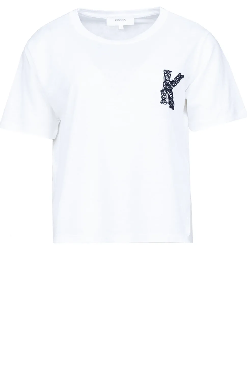 T-Shirt With Embroidery Bocdae | White... | Kocca | Little Soho
