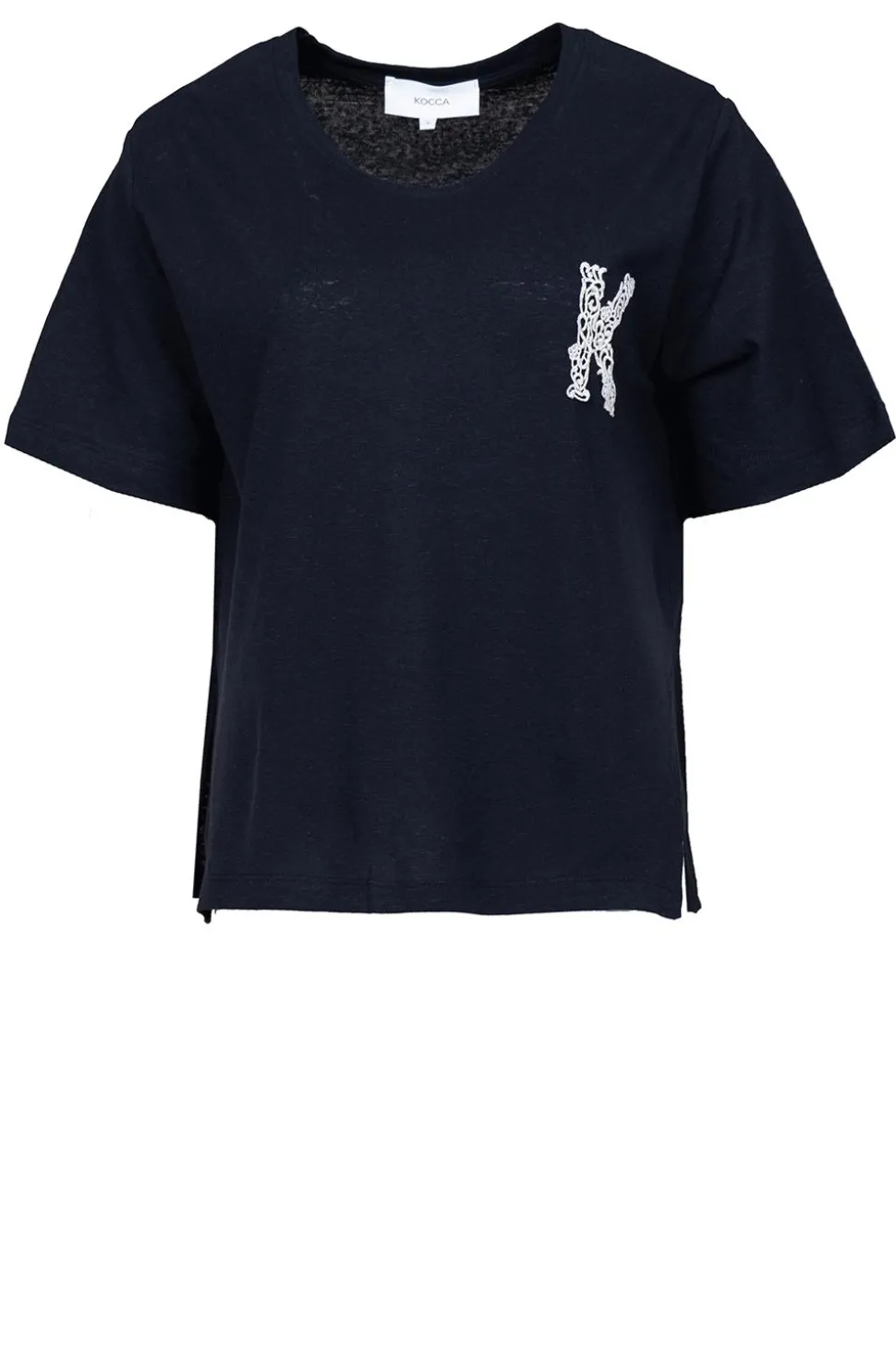 T-Shirt With Embroidery Bocdae | Black... | Kocca | Little Soho